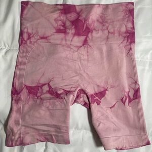 PcheeBum Shorts |PINK TYE DYE